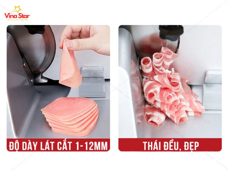 Máy thái thịt tươi sống công nghiệp
