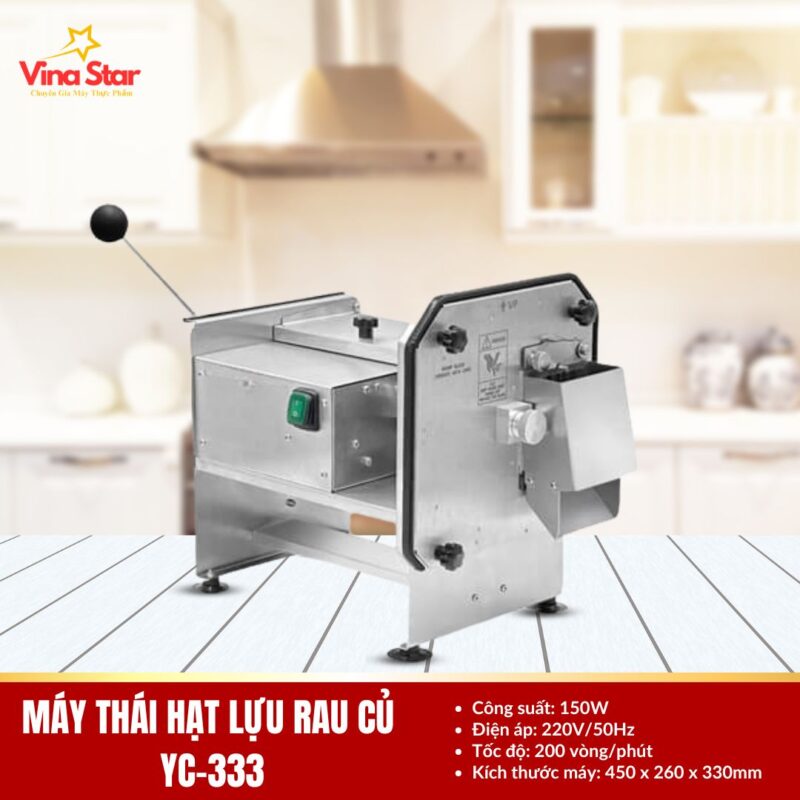 Máy thái rau củ hạt lựu