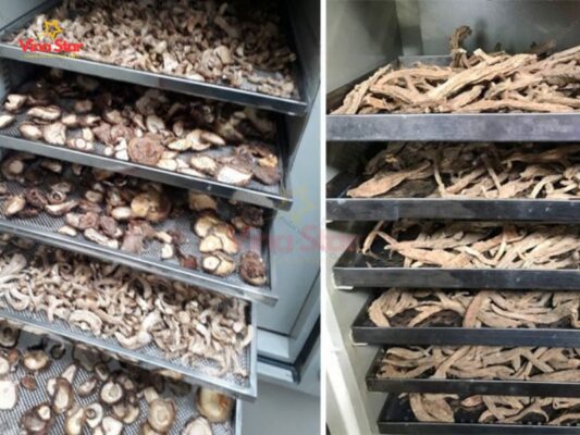 Cấu tạo của máy sấy dược liệu công nghiệp